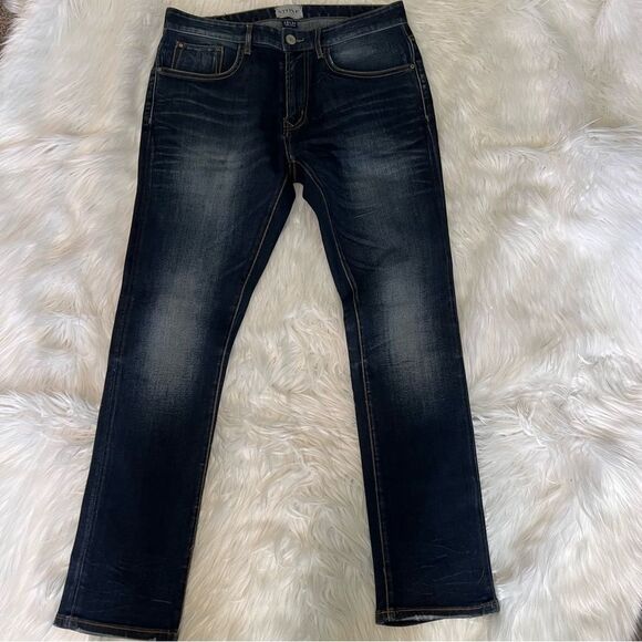 Stone Refinery Jeans The Clyde Men Size 33x30 Dark Wash Slim Fit - Picture 1 of 7